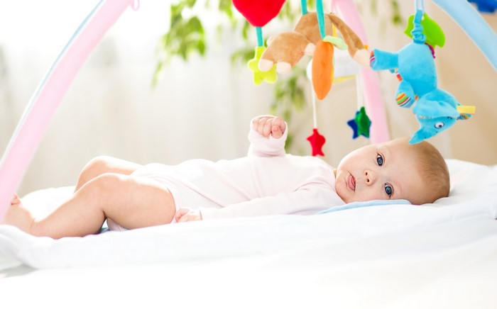 Baby Playing with Toys