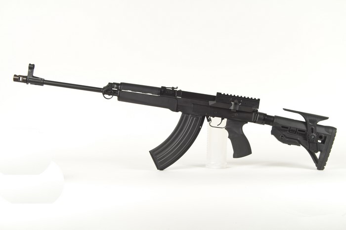 Vz. 58 assault rifle on white background