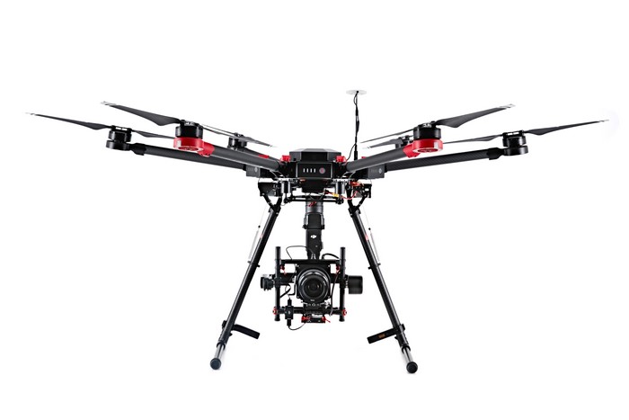 DJI Matrice 600 Pro drone with camera