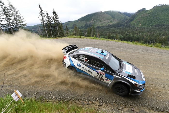 Subaru WRX STI Rally Car Number 75