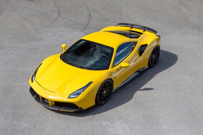 Yellow 2016 Novitec Rosso 488 GTB Ferrari