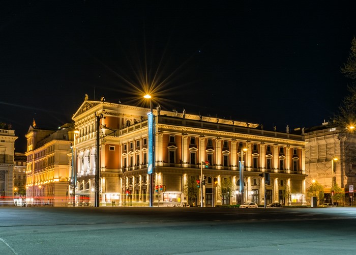 Vienna State Opera at Night, Austria