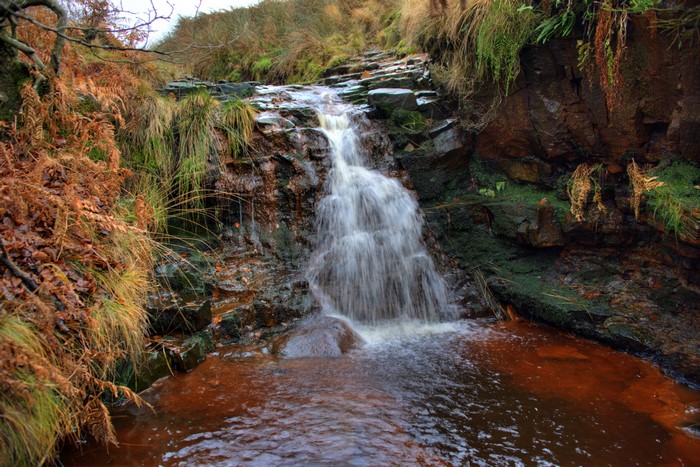 Waterfall at Rivington, England