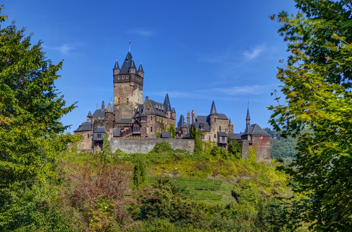 Reichsburg Cochem Castle in Germany