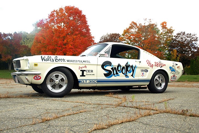 White 1965 Ford Mustang GT350 "Snoopy"