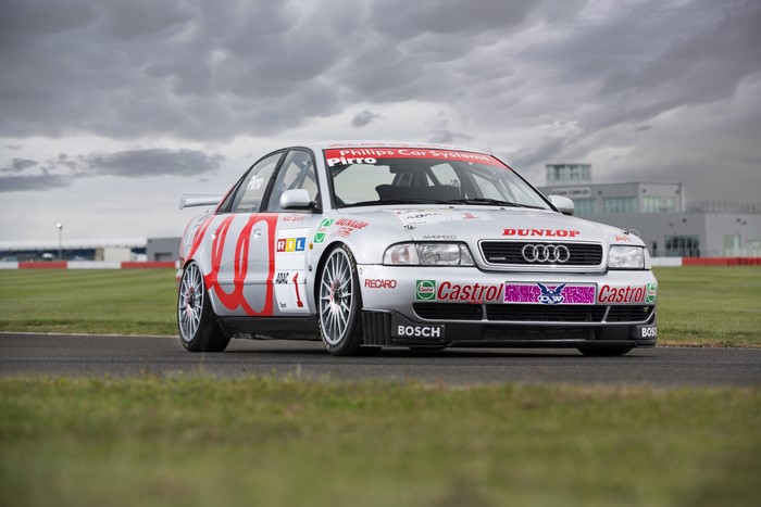 Audi A4 quattro STW race car with Castrol livery