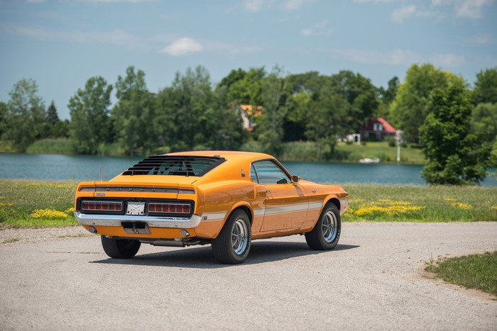 1969 Shelby GT500 Mustang rear view