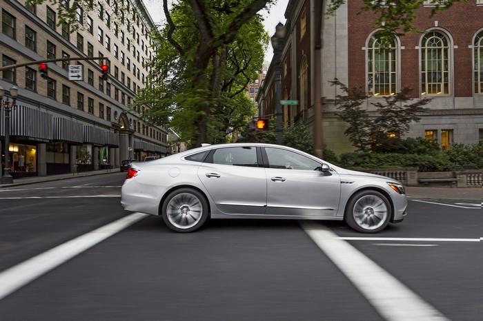 2017 Buick LaCrosse driving on city street