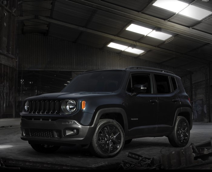 Black Jeep Renegade Dawn of Justice Special Edition in warehouse