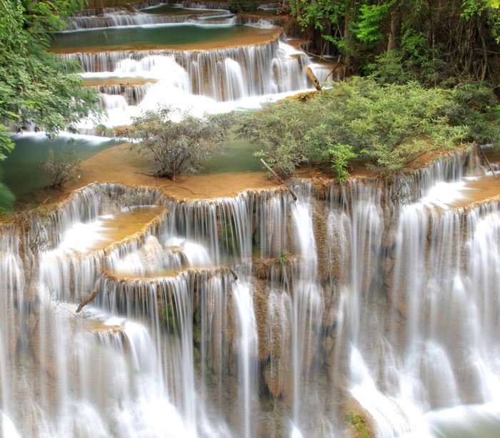 Huay Mae Kamin Waterfall, Kanchanaburi, Thailand
