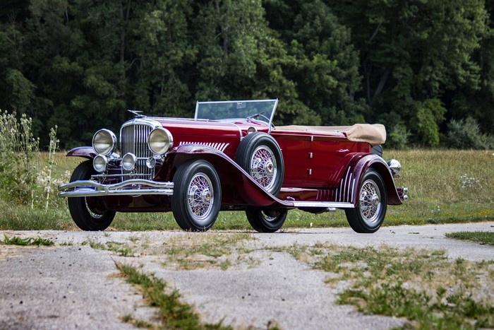 4K 1931 Duesenberg J Convertible Sedan
