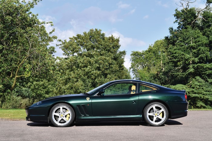 Green 2002 Ferrari 575 M Maranello F1