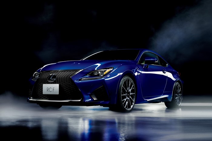 Blue Lexus RC F 2014 JP-spec