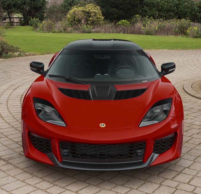 Red 2016 Lotus Evora 400 Carbon Pack