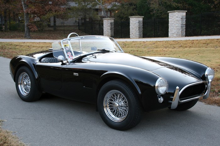 Black 1965 Shelby Cobra 289 Cabriolet