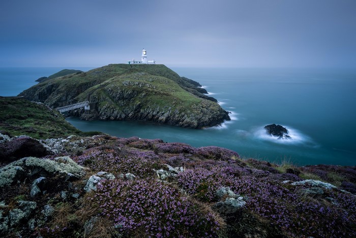 Lighthouse on Pembrokeshire Coast, United Kingdom