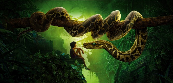 Mowgli and Kaa from The Jungle Book