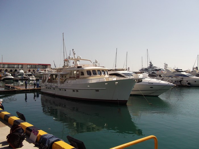 Yachts docked in Sochi Marina