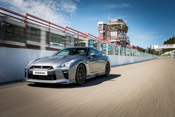 Nissan GT-R on Circuit de Spa-Francorchamps