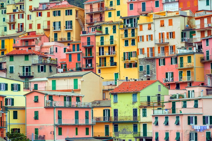Colorful houses in Cinque Terre, Liguria, Italy