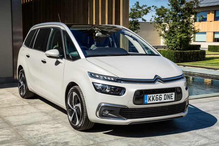 White 2016 Citroen Grand C4 Picasso parked outdoors