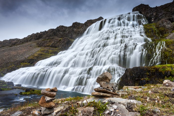 Dynjandi Waterfall in Iceland