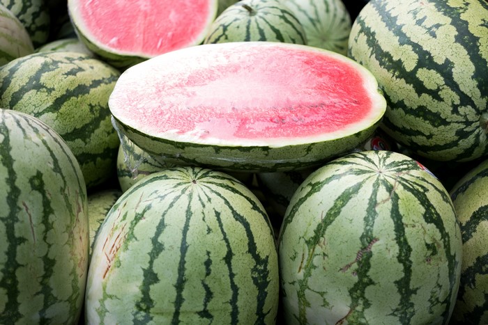 4K Watermelons Closeup