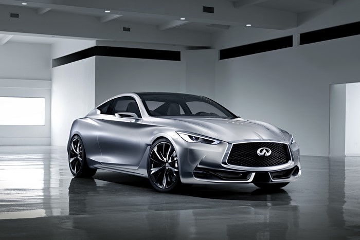 Infiniti Q60 Silver Concept Car