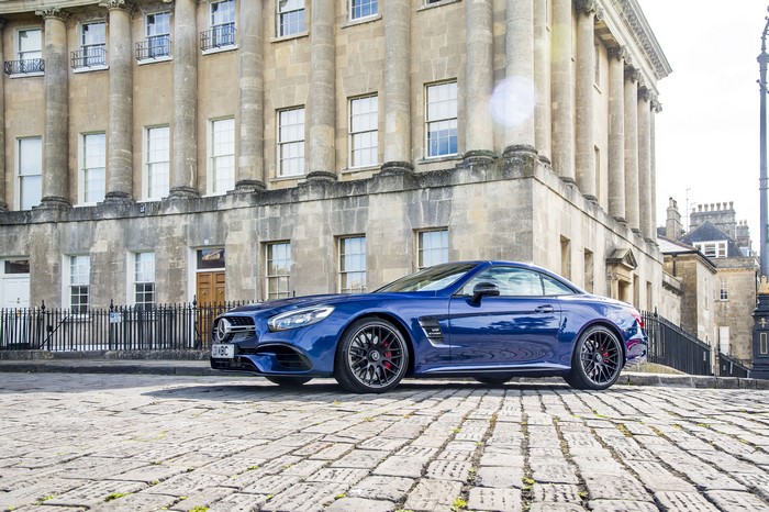 Blue 2016 Mercedes-Benz AMG SL 63
