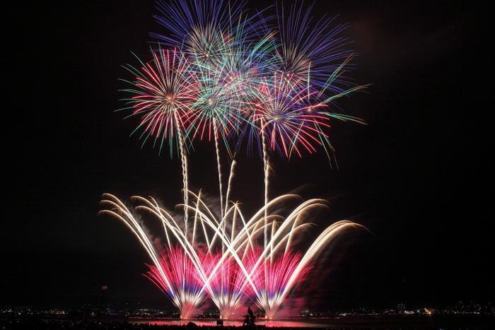 Fireworks Display at Night