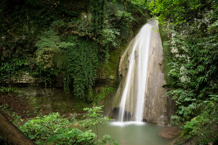 4K Parco della Cascate di Molina Italy Waterfalls