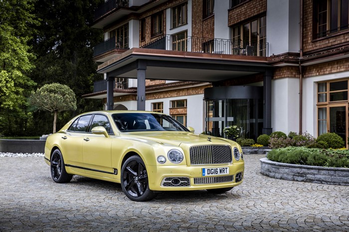 Yellow 2016 Bentley Mulsanne Speed