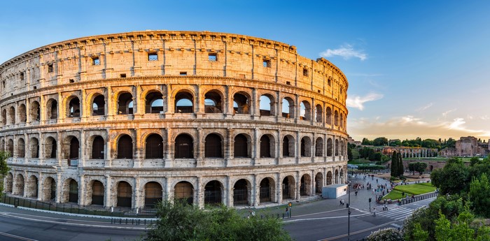 Colosseum in Rome, Italy