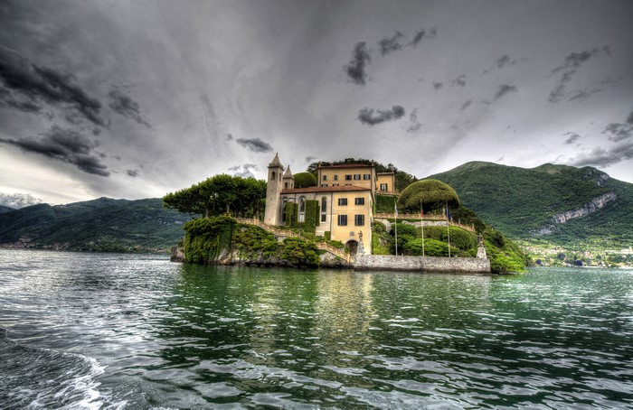 Villa del Balbianello on Lake Como, Italy