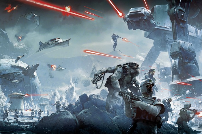 Star Wars Battlefront 2015 Battle Scene
