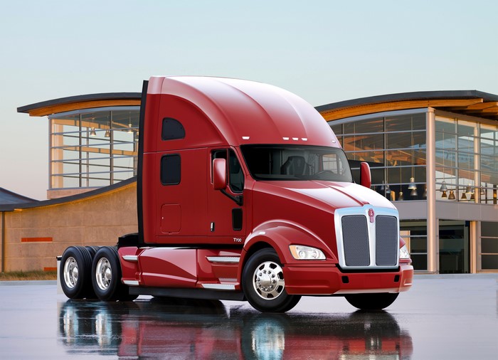 Red Kenworth T700 Truck