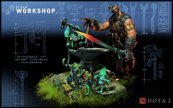 Steam Workshop DOTA 2 Blacksmith Scene