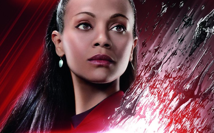 Zoe Saldana as Uhura in Star Trek Beyond