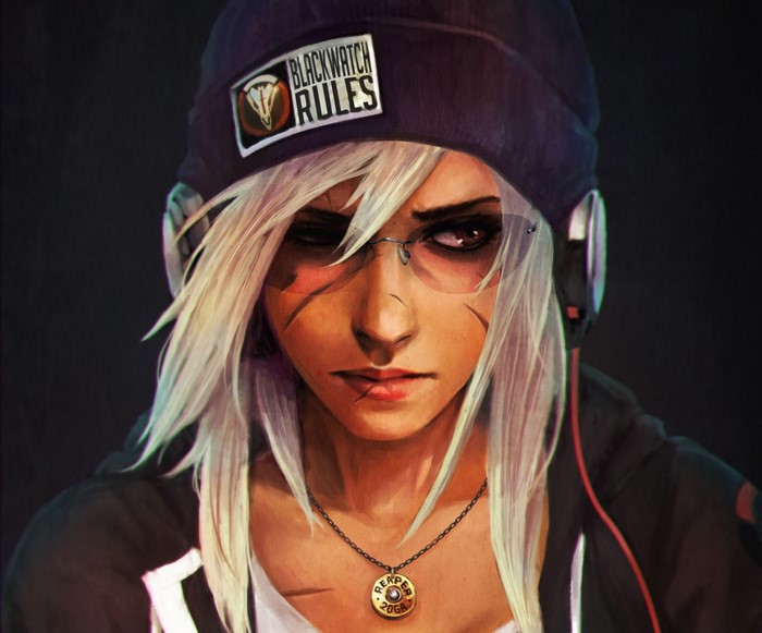 Fan art of Ashe from Overwatch