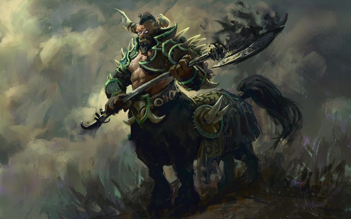 Centaur Warrunner from DOTA 2 with Battle Axe