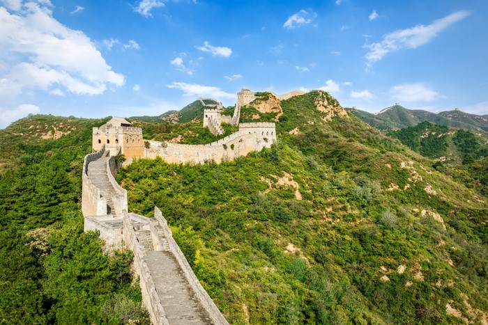 4K, 5K, Beijing, China, Mountains, The Great Wall of China, Stairs ...