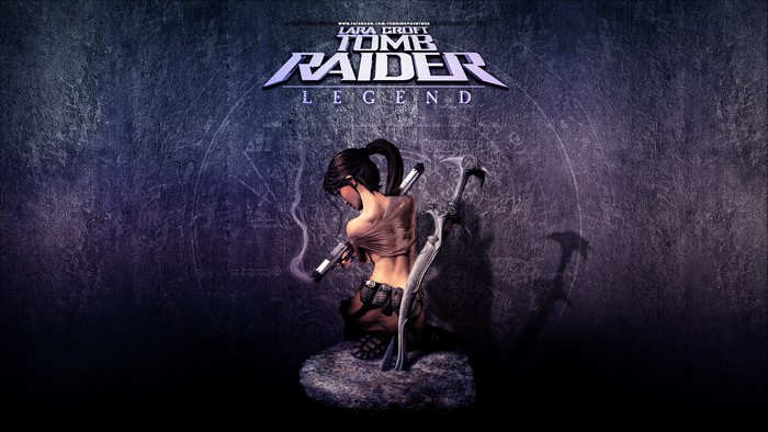 Lara Croft with Pistols in Tomb Raider Legend 4K