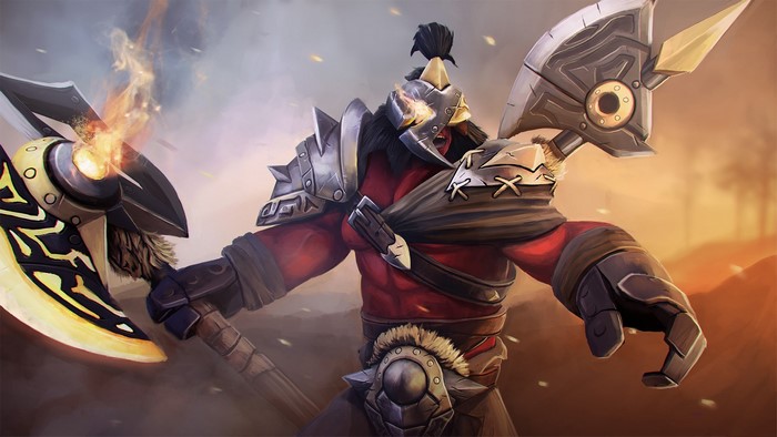 Axe from DOTA 2 with battle axes