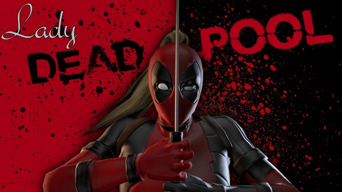 Lady Deadpool from Heroes Comics