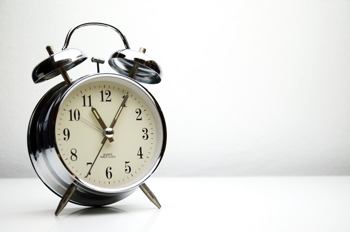 Retro alarm clock