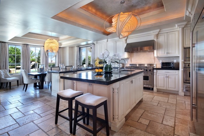 Luxury Kitchen and Dining Area with Island
