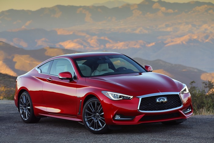 4K 2017 Infiniti Q60 Red Sport 400 AWD Coupe