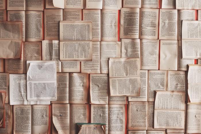 Texture of Books and Pages