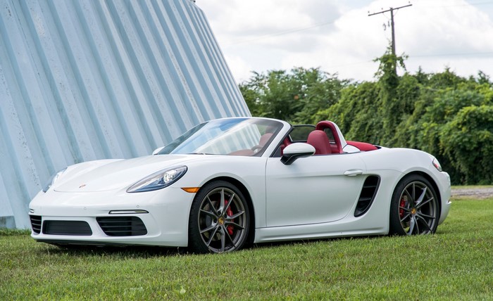 White 2017 Porsche 718 Boxster S Cabriolet