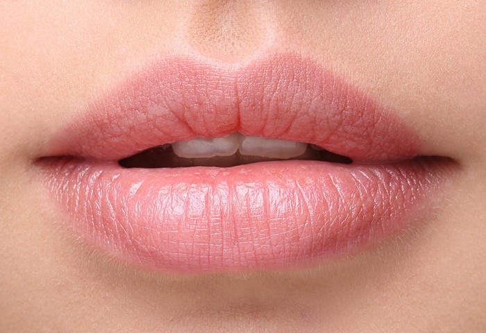 Close-up of Pink Lips